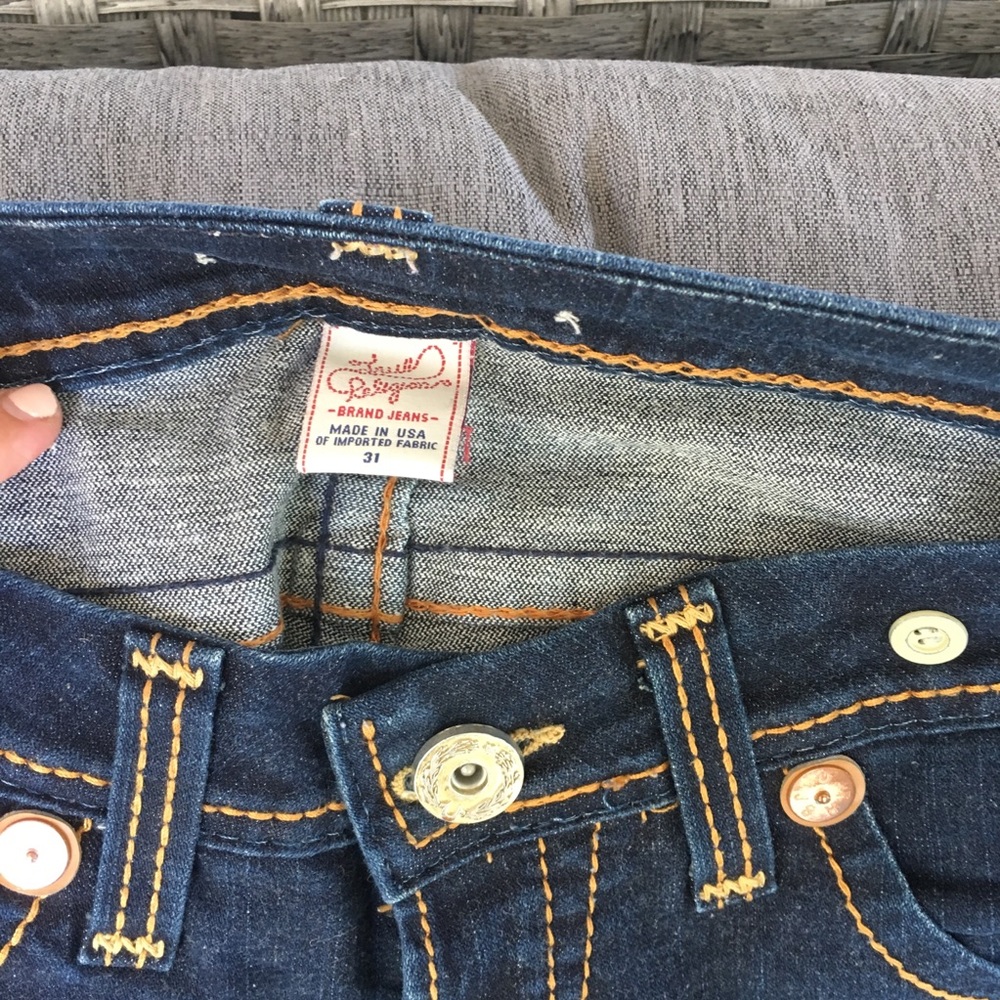 True Religion straight leg jeans